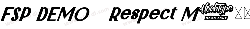 FSP DEMO   Respect M字体转换